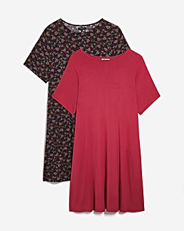 2 Pack T-Shirt Dresses