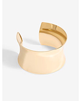 Mood Gold Sculpted Cuff Bracelet