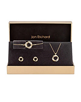 Jon Richard Crystal Open Knot Set