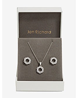 Jon Richard CZ Open Twist Box Set