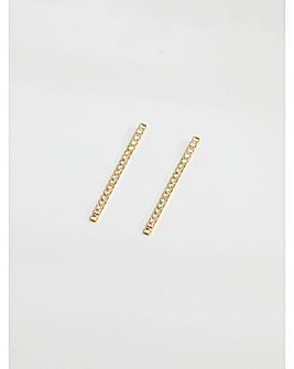 Inicio CZ Linear Earrings - Gift Pouch