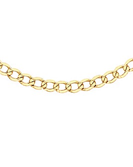 9 Carat Gold Flat Curb Chain