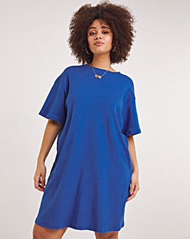 Blue T-Shirt Dress