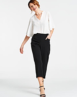 Black Camilla Everyday Crop Trousers