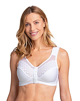 Miss Mary of Sweden Cotton Ease Front Fastening Bra
