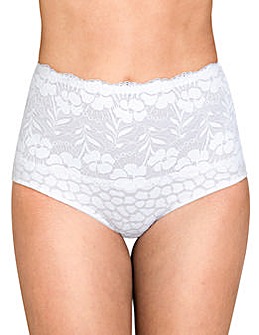 Miss Mary of Sweden Jacquard & Lace panty girdle