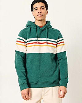 FatFace Brooke Overhead Stripe Sweatshirt (Regular & Tall) - Jade