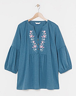 Julipa Embroidered Jersey Top