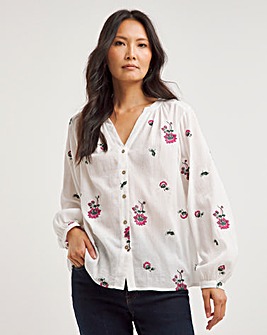 Julipa Embroidered Floral Blouse