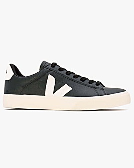 Veja Campo Black White Chromefree Leather Trainers