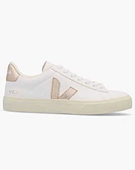 Veja Campo Extra White Platine Chromefree Leather Trainers