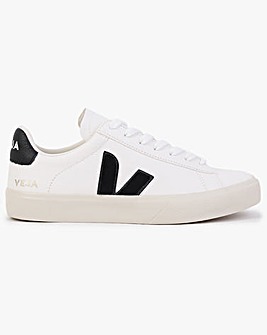 Veja Campo Extra White Black Chromefree Leather Trainers