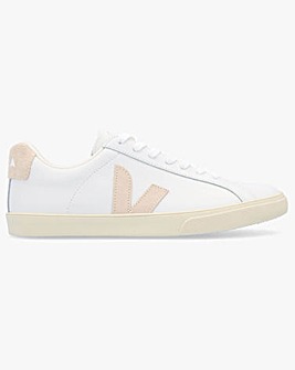 Veja Esplar Logo Extra White Sable Leather Trainers