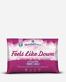 Slumberdown Feels Like Down Pillows - 2 Pack