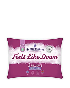 Slumberdown Feels Like Down Pillows Pack of 2 Pillows