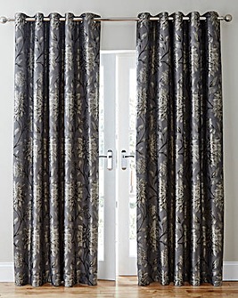 Elanie Luxury Lined Light Filtering Eyelet Curtain