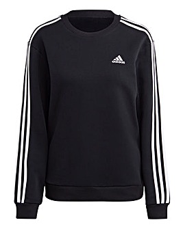 adidas 3 Stripes Fleece Sweatshirt