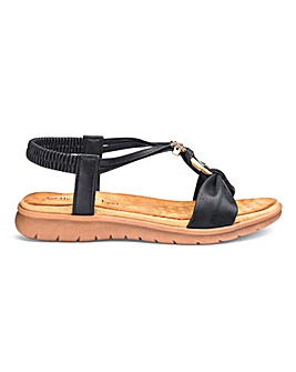 Heavenly Feet Strappy Sandals Wide E Fit
