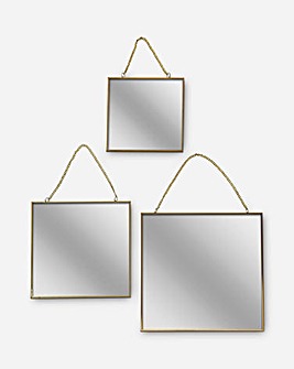 Set Of 3 Asymmetric Mirrors