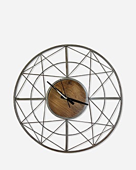 60cm Wooden Clock