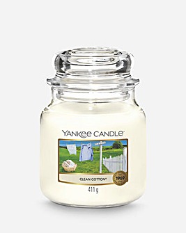 Yankee Candle Clean Cotton Medium Candle