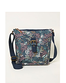Fatface Floral Canvas Crossbody