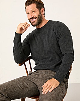FatFace Rye Crew Neck Jumper (Regular & Tall) - Grey