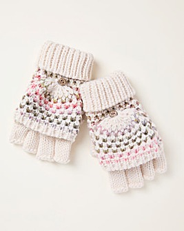 Fatface Space Dye Overflap Glove