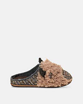 FatFace Hamish Cow Slipper - Brown
