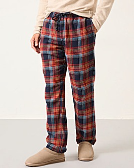 FatFace Lomond Check PJ Trouser - Blue