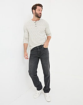 FatFace Washed Denim Jean - Black
