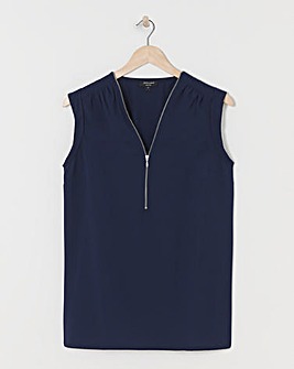 Zip Front Top