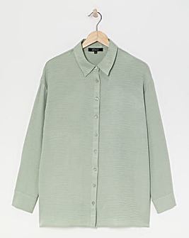 Textured Oversized Shirt