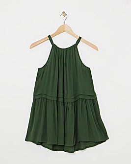 Crinkle Halter Top