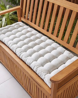Outdoor Quilted Bench Cushion