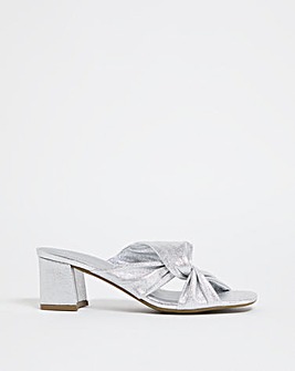 Joanna Hope Block Heel Twist Mule E Fit