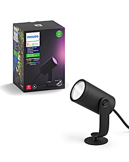 Philips Hue Lily Hue Extension Spike Black 1x8W 24V