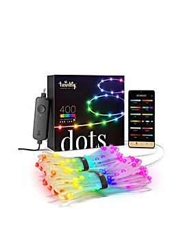 Twinkly Dots App-Controlled Flexible LED Light String with 400 RGB