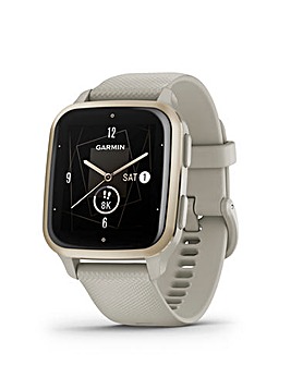 Garmin Venu Sq2 Music Smart Watch - Cream/French Grey