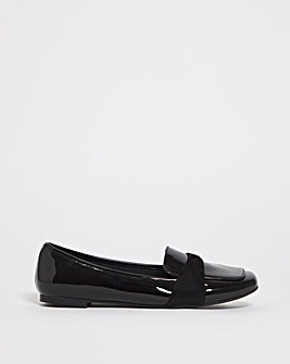 Aurora Twist Front Loafer Shoes Wide Fit