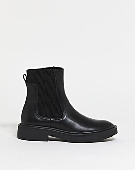 Lucca Classic Chelsea Ankle Boots Wide Fit