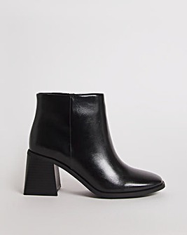 Lois Classic Heeled Ankle Boots Ex Wide Fit