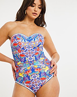 Figleaves FRIDA Underwired bandeau swimsuit