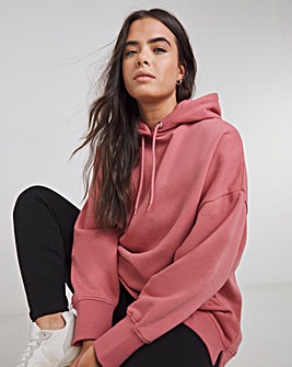 Pink Extreme Longline Hoodie