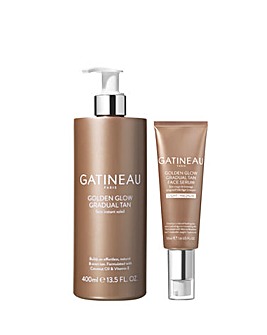 GATINEAU Golden Glow Face & Body Duo 450ml - Light/Medium (Worth 97)