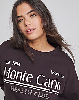 Chocolate Brown Monte Carlo Sweatshirt