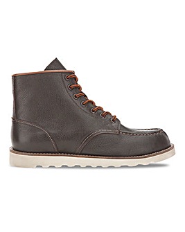 Tully Leather Lace Up Boot Wide Fit