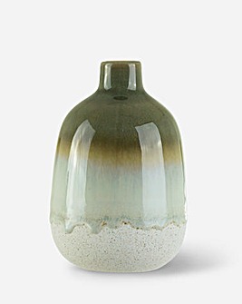 S&B Mojave Glaze Green Vase