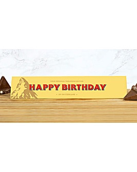 Happy Birthday Toblerone