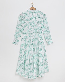Joe Browns Holly Fern Print Midi Dress